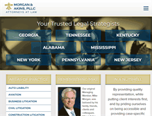 Tablet Screenshot of morganakins.com